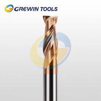 D1.5*4.5*D4*50L Z2 фреза концевая Flat твердосплавная GREWIN HRC55