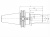 CAT50-SF25-100 термоусадочный патрон CAT 4.5° CAT50-SF25-100 термоусадочный патрон CAT 4.5°