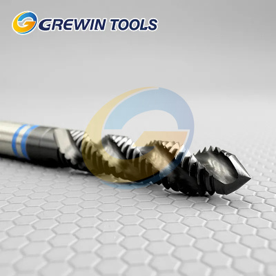 G40306152 M2.5x0.45 HSSE‑PM метчик DIN371 GREWIN по нержавеющей стали со спиральный канавкой
