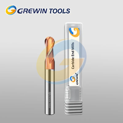 D12*R6*45*D12*100L Z2 фреза сферическая BALLNOSE твердосплавная GREWIN HRC55