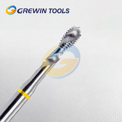 G4030695 M5x0.8 HSSE метчик DIN371 GREWIN для цветных и лёгких металлов со спиральный канавкой